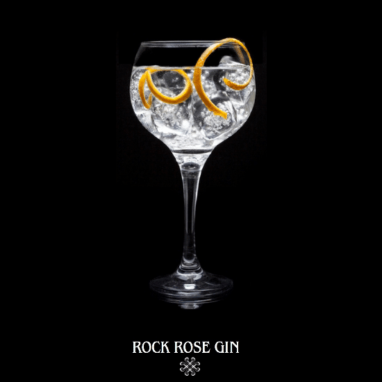 Rock Rose Gin perfect serve