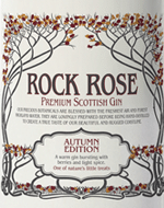 Rock Rose Gin Autumn Edition Label