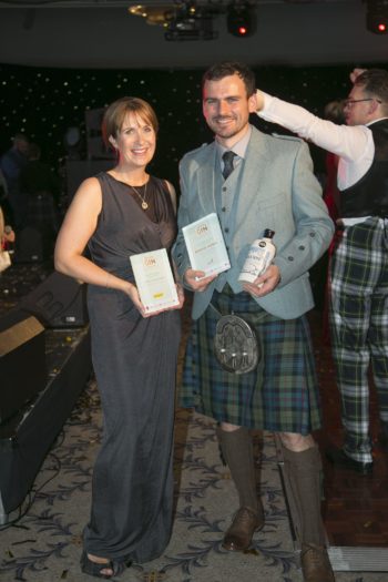 Claire and Martin Murray at the Scottish Gin Awards ceremony