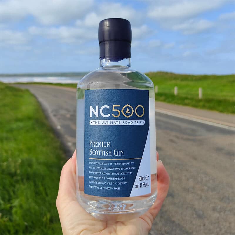 Bottle of NC500 Premium Scottish Gin