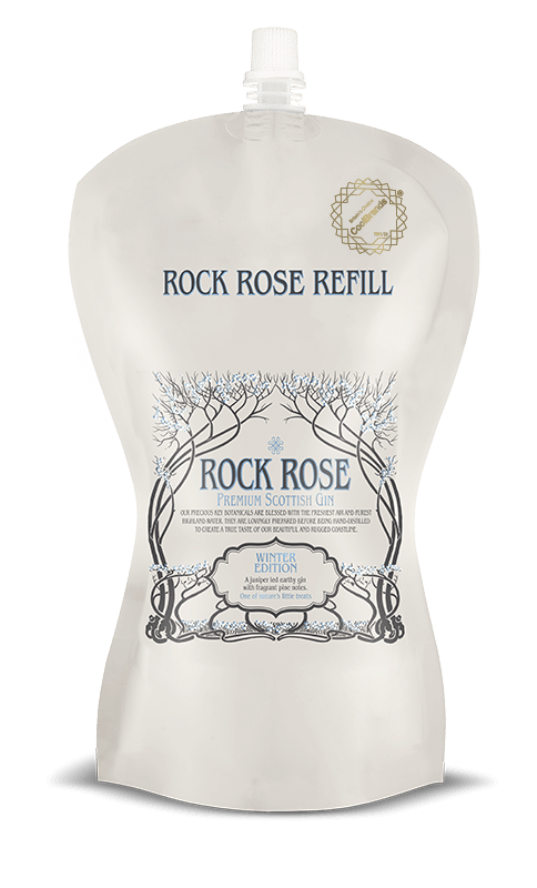 Rock Rose Gin Winter Edition refill pouch