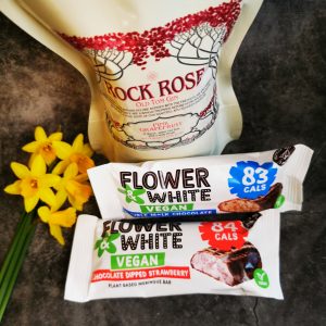 Flower White vegan chocolate bars