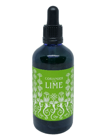 Coriander and Lime Liquid Garnish bottle