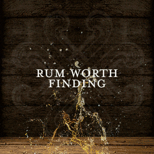 Animated gif featuring the botanicals of the Coastal Spiced Mapmaker's rum
