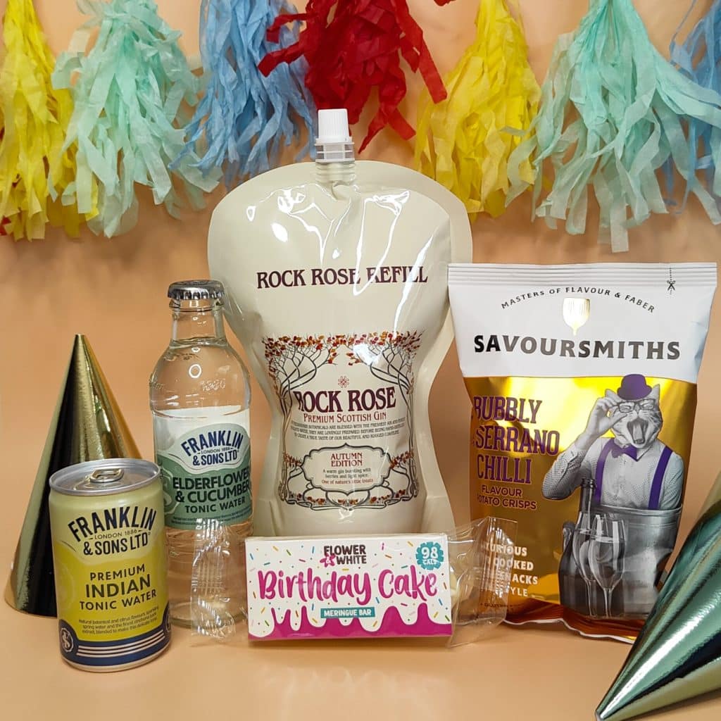 For our Refill Rewards Club - August 2023 boxes we have included some delicious snacks all themed around our Summer Edition Gin!